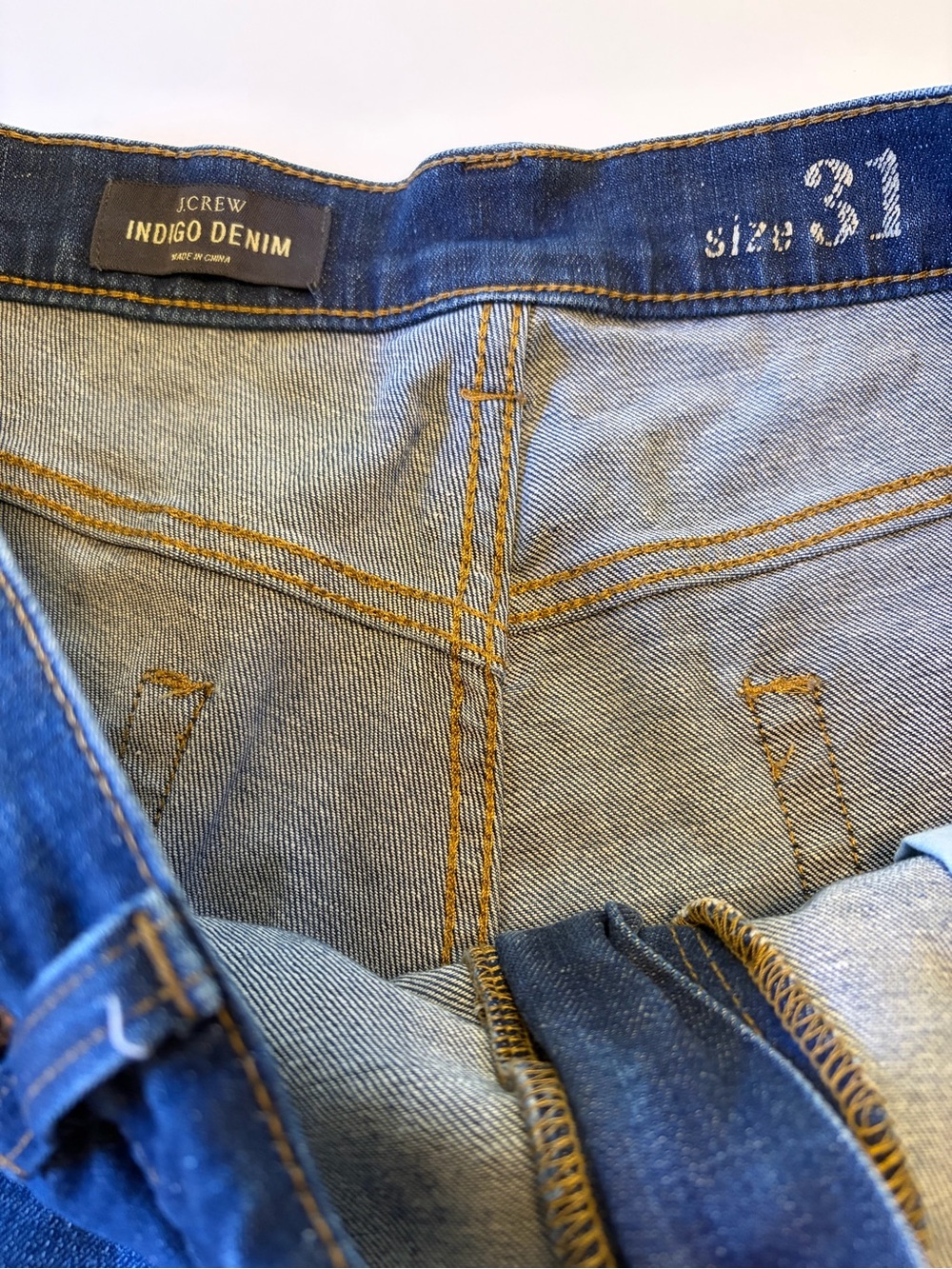 J. Crew Indigo Denim Cut Off Shorts 31 - Picture 6 of 7